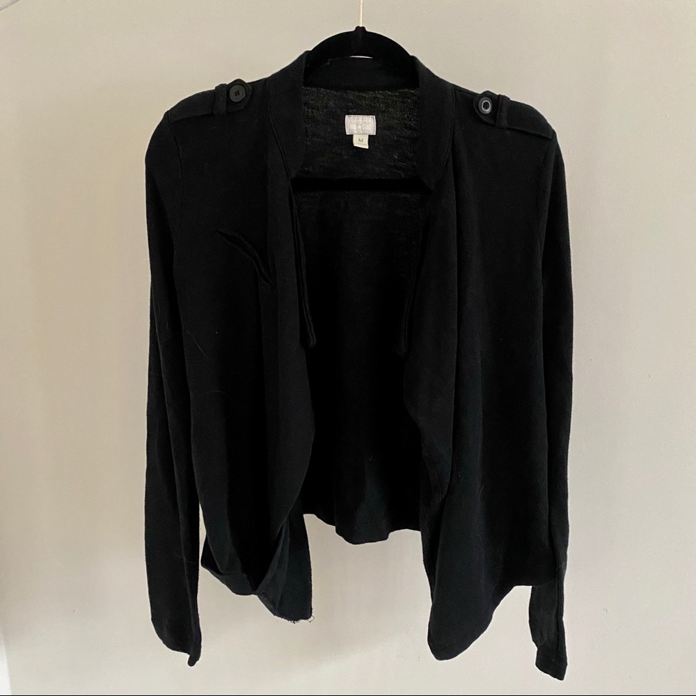 Converse One Star Drape Front Cardigan